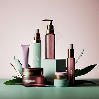 化妆品店招图片